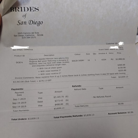 👰🏽Demetrios Princess Ballgown w/ Cathedral Train - Picture 2 of 16